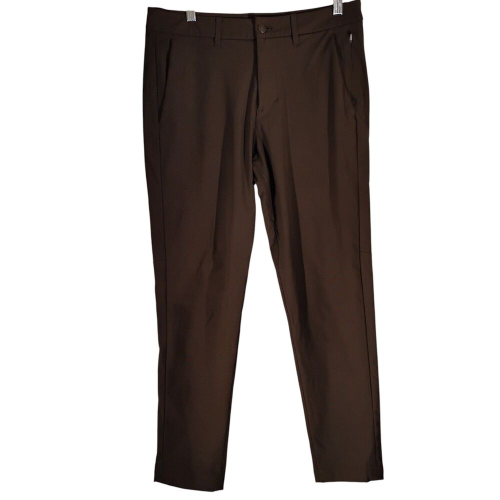 Lululemon Commission pants mens 31 olive green slim fit performance LM55225